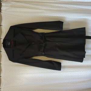 DKNYC Black Trench Coat